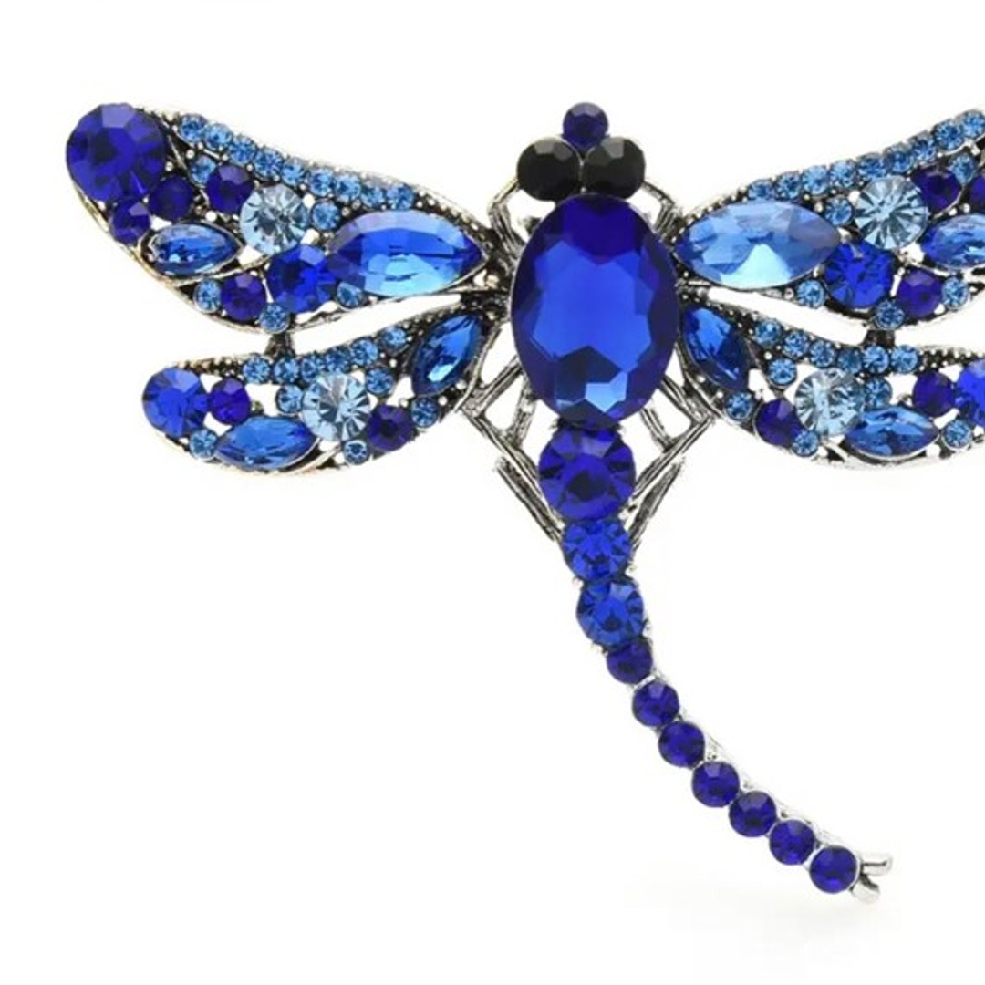 Mini Broche Libelula Azul-img